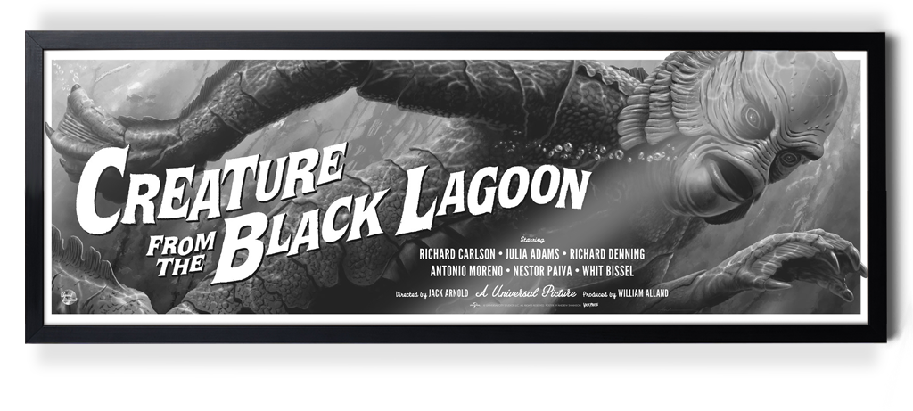 Universal Monsters: Creature From The Black Lagoon (Variant) Horror Poster