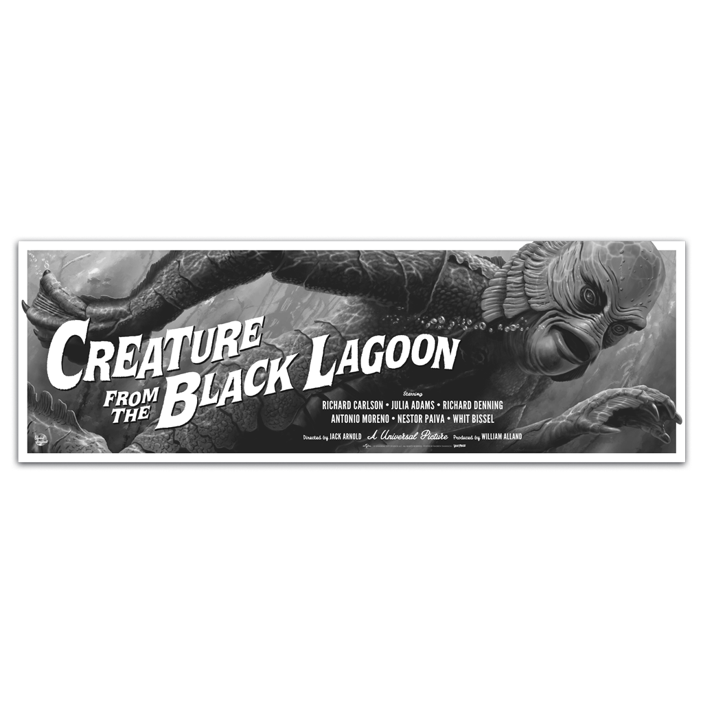 Universal Monsters: Creature From The Black Lagoon (Variant) Horror Poster