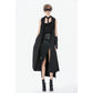 Dark in Love Collete Punk Sleeveless Long Fitted Coat