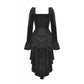 Dark in Love Seraphina Velvet Lace Goth Dress