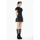 Dark in Love Lolita Bow-Trim Lace Dress