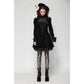 Dark in Love Inez Dark Elegant Velvet Lace Gown