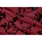 Dark in Love Althea Lace-Trimmed Velvet Goth Camisole in Burgundy