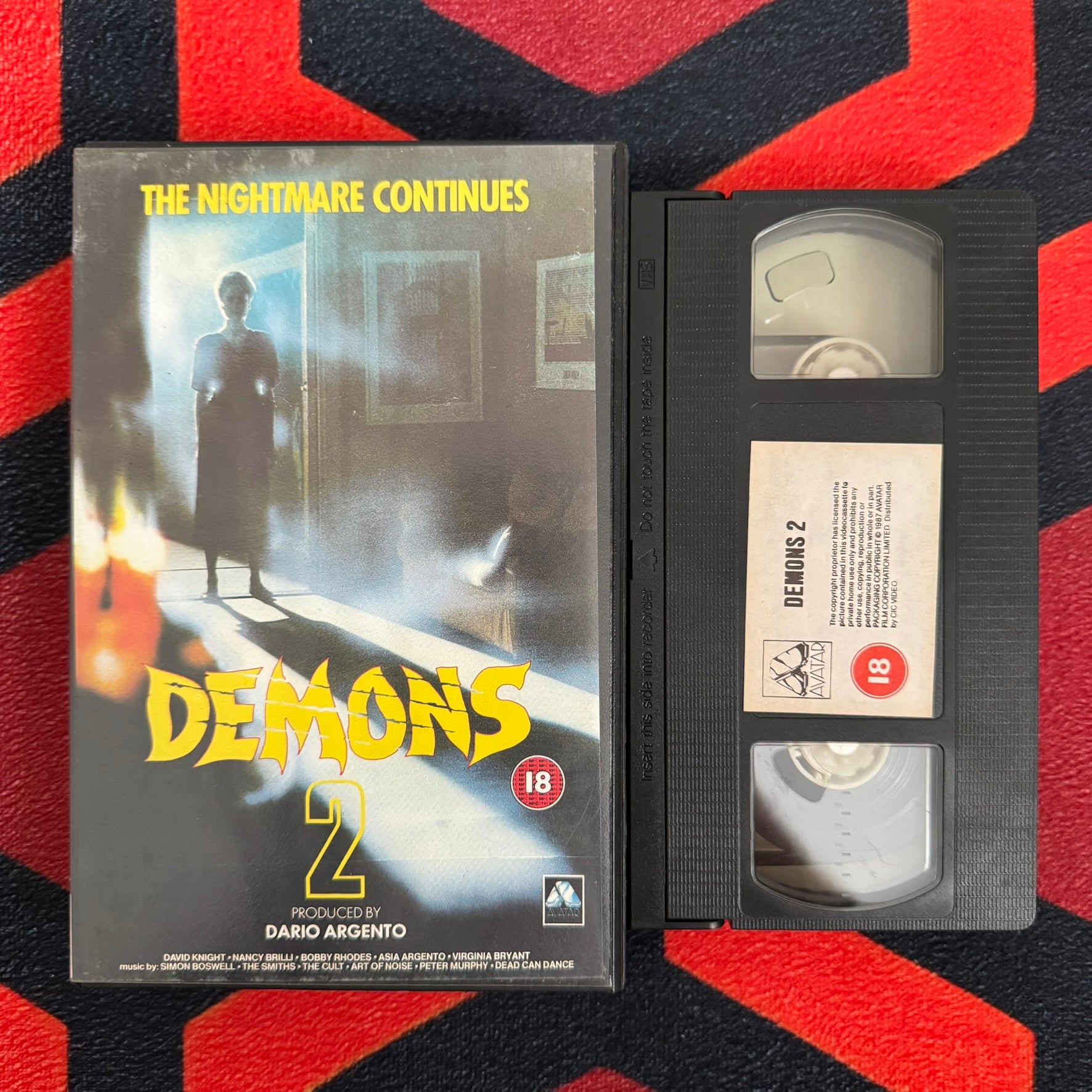 Demons 2 Ex Rental VHS Video (1986) CFV4059 – Horror Stock