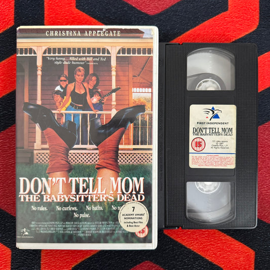 Don't Tell Mom the Babysitter's Dead Ex Rental VHS Video (1991) VA20170