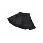 Dark in Love Lolita-Inspired Ruffled Mini Skirt in Black