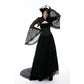Dark in Love Belladonna Lace Bell Sleeve Goth Shrug