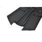 Dark in Love Punk Layered Pocket Cutout Belted Long Skirt