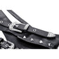Dark in Love Elvira Faux Leather Layered Goth Waist Belt