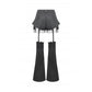 Dark in Love Lace-Up Layered Goth Convertible Flare Trousers or Shorts - Size UK 16 Left Only!