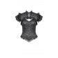 Dark in Love Seraphine Lace Shoulder Goth Top