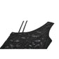 Dark in Love Morrigan One-Shoulder Lace Goth Top in Black