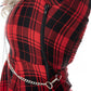 Heartless Ebbani Black and Red Check Dress