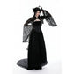 Dark in Love Belladonna Lace Bell Sleeve Goth Shrug