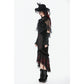 Dark in Love Gothic Elegant Velvet Mermaid Skirt