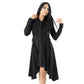 Innocent Lifestyle Emerson Hooded Cardigan with Cut Out Lace Up Feature