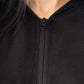 Innocent Lifestyle Emerson Hooded Cardigan with Cut Out Lace Up Feature