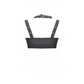 Dark in Love Evangeline Buckled Utility Crop Top in Black