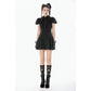 Dark in Love Lolita Bow-Trim Lace Dress