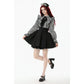 Dark in Love Striped Ruffle Gothic Lolita Dress