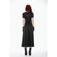 Dark In Love Dalaria High Waist Gothic Long Skirt - Lace Inset Panel