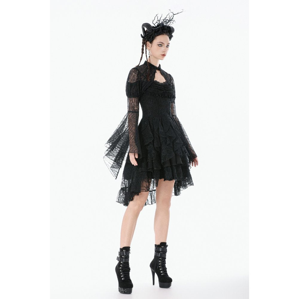Dark in Love Elara Gothic Versatile Lace Shoulder Cape