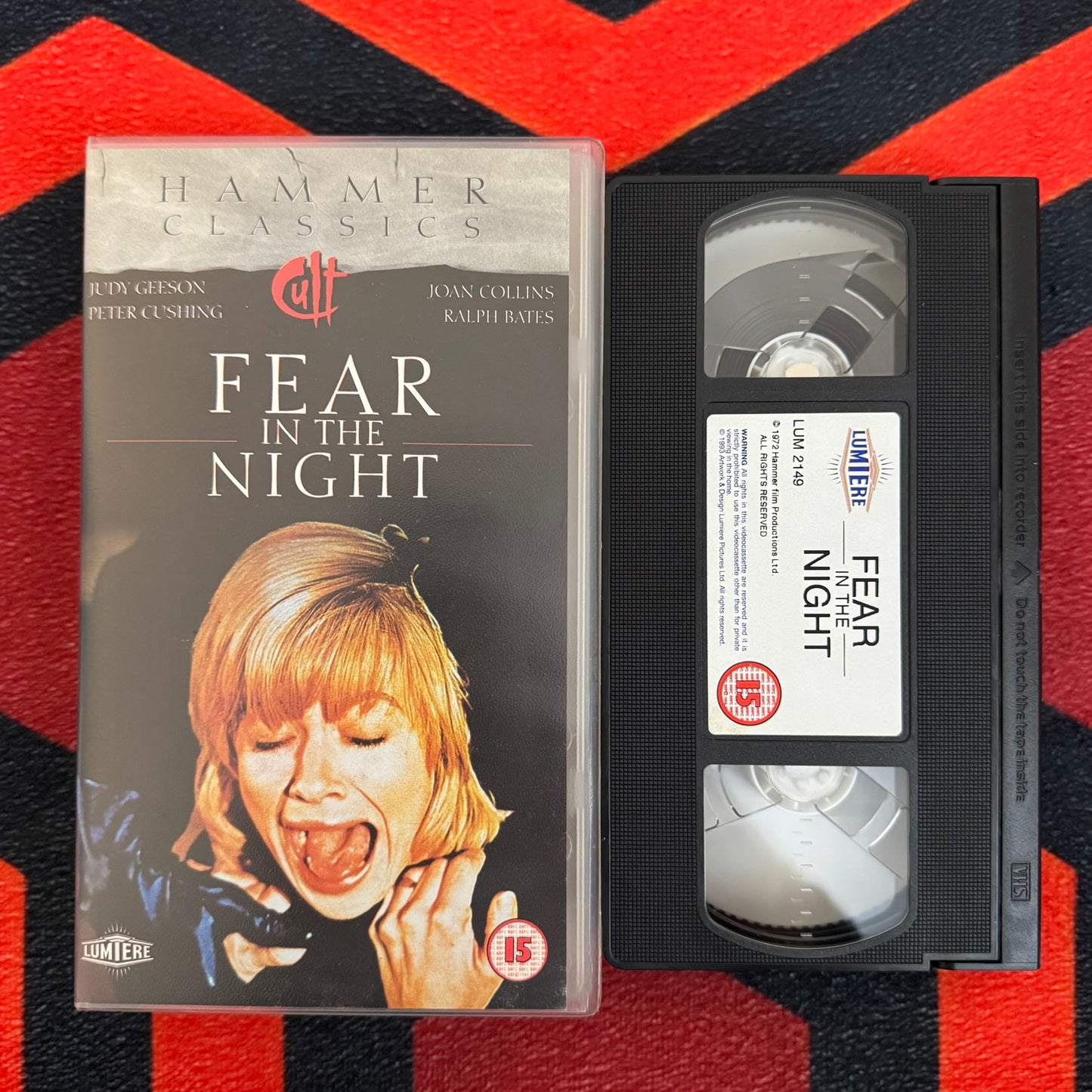 Fear in the Night VHS Video (1972) LUM2149