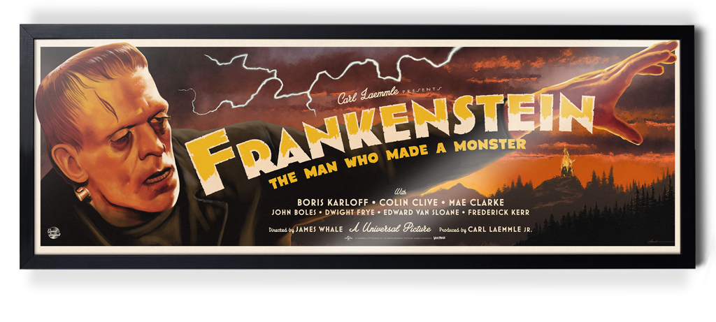 Universal Monsters: Frankenstein Horror Poster