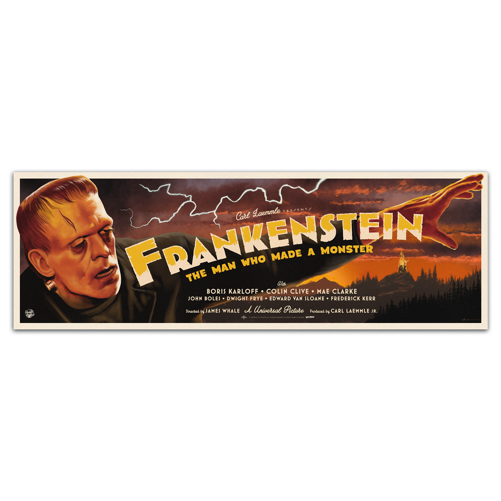 Universal Monsters: Frankenstein Horror Poster
