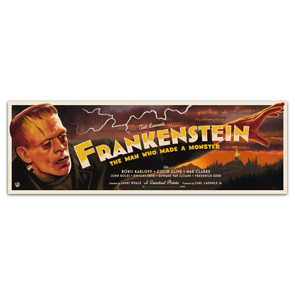 Universal Monsters: Frankenstein Horror Poster