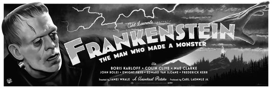 Universal Monsters: Frankenstein (Variant) Horror Poster