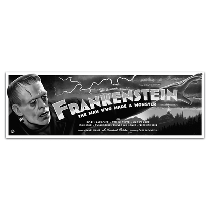 Universal Monsters: Frankenstein (Variant) Horror Poster