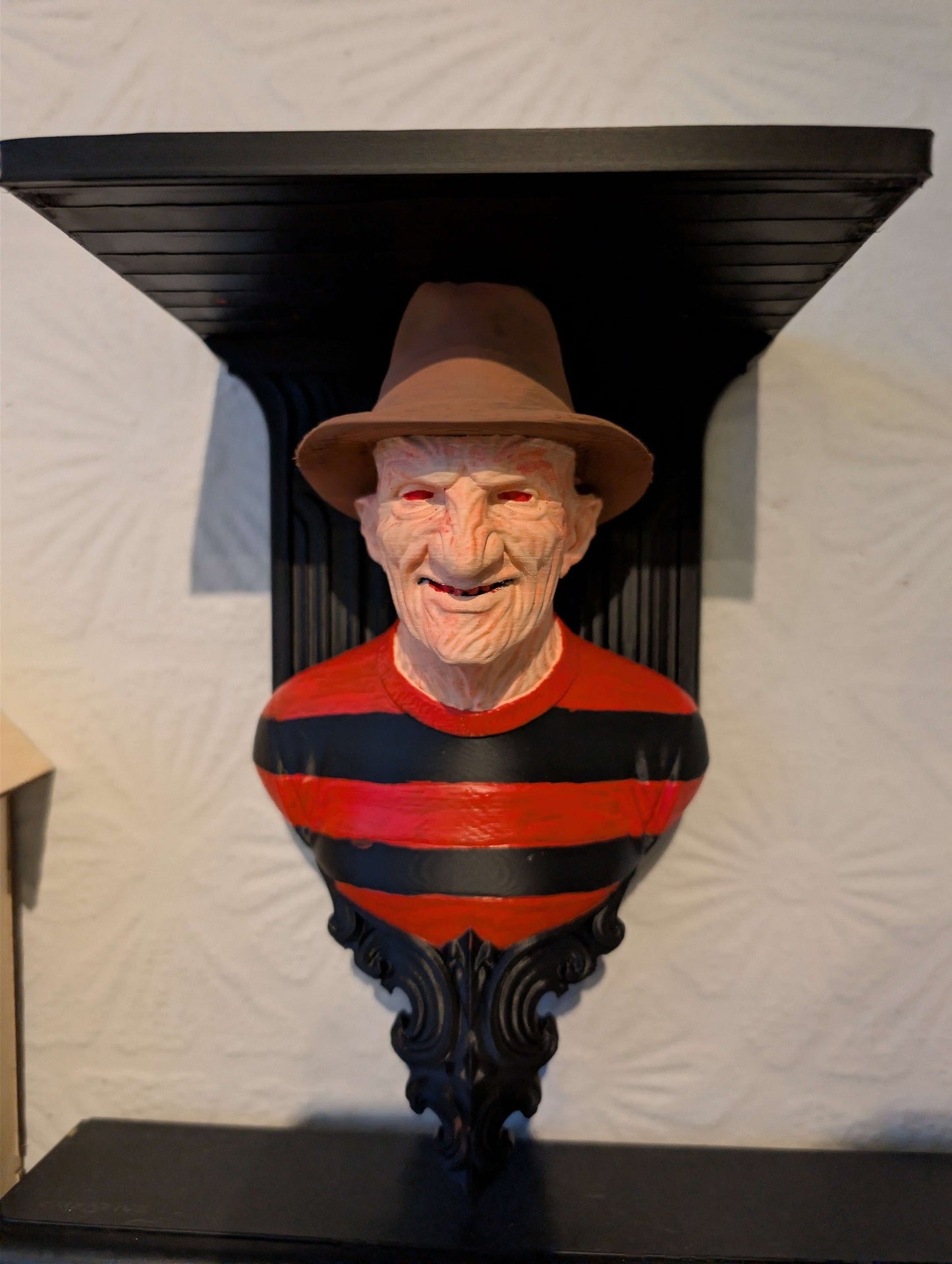 Freddy Krueger Elm Street Wall Shelf Mount Display - Unique Horror Decor Gift