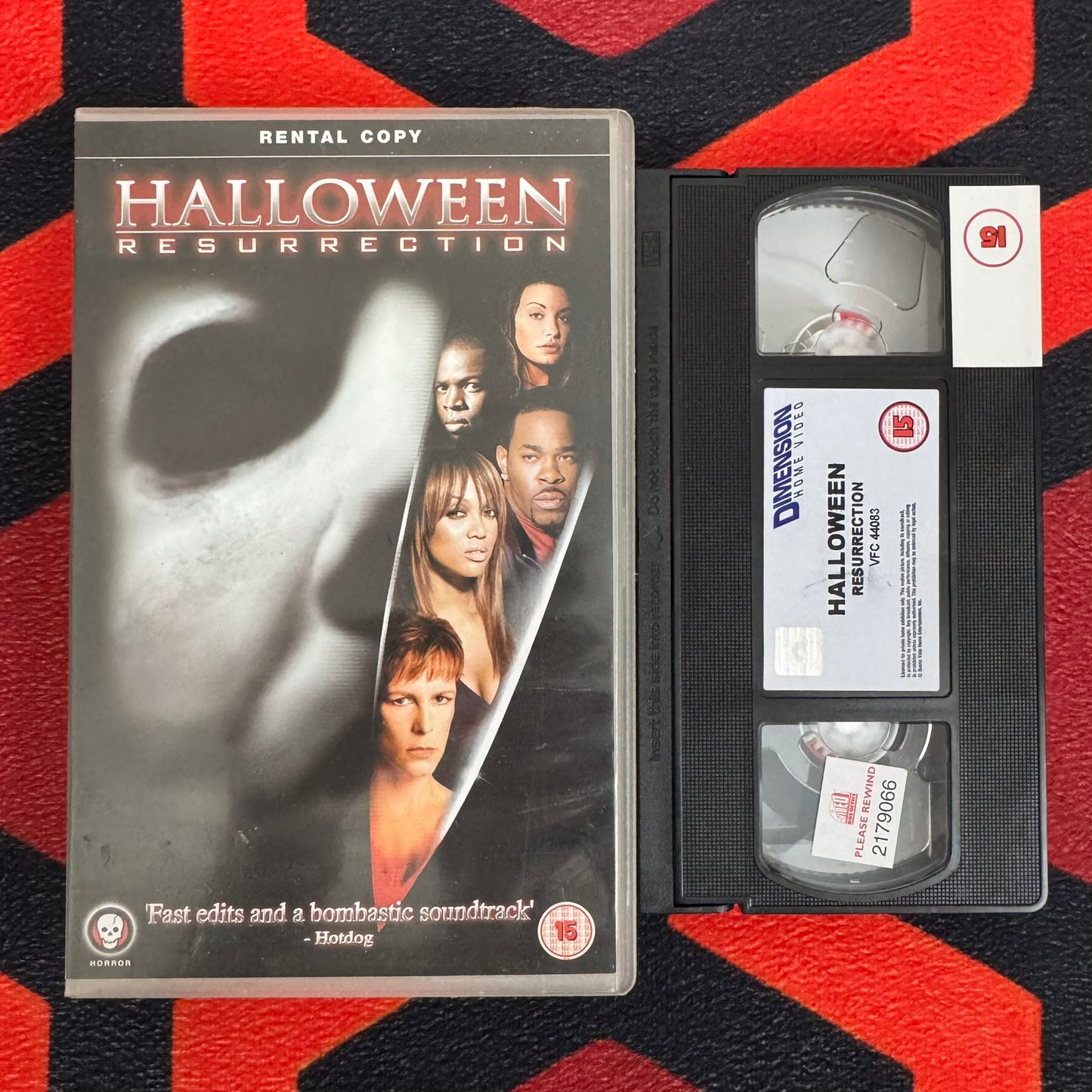 Halloween: Resurrection Ex Rental VHS Video (2002) D011204