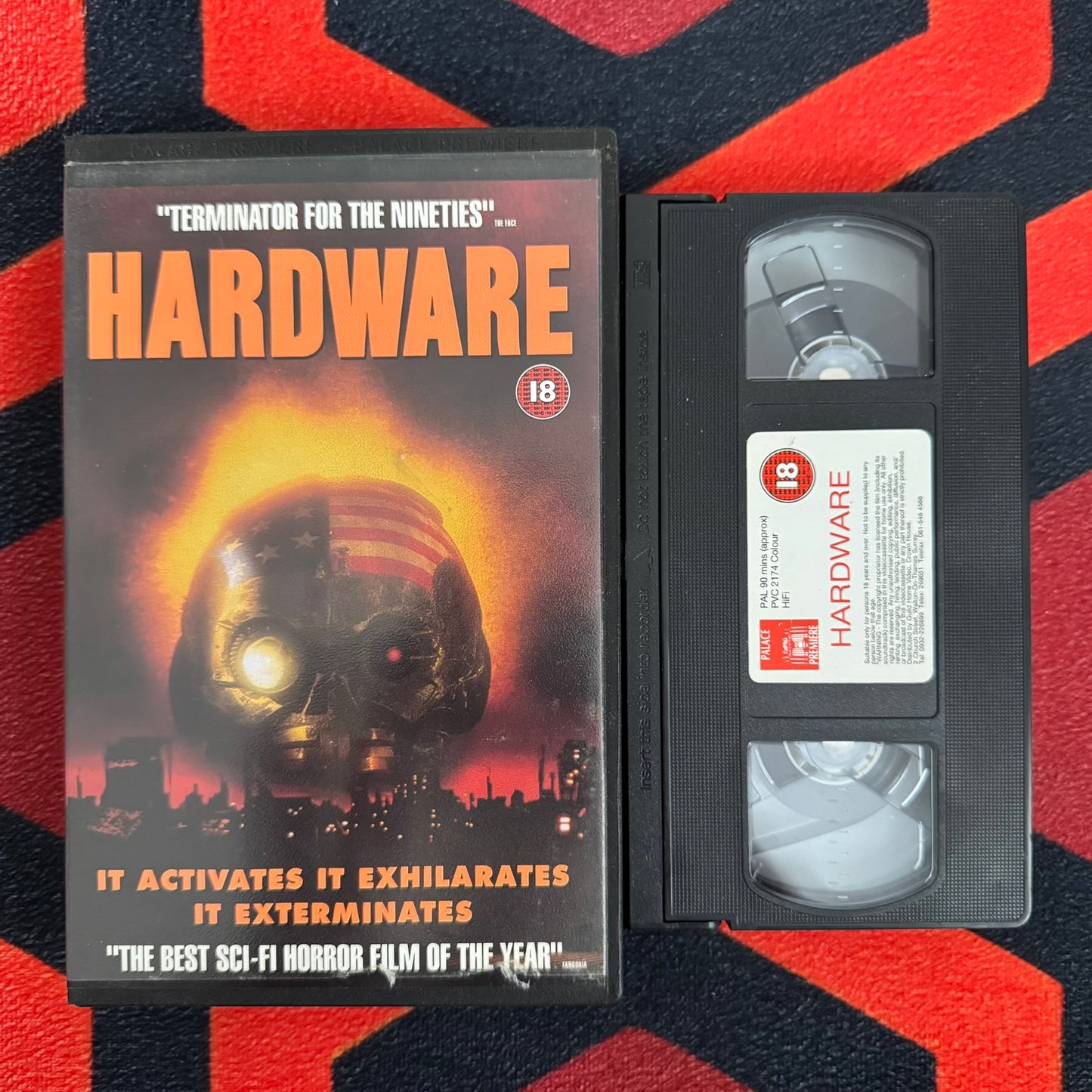 Hardware Ex Rental VHS Video (1990) PVC2174