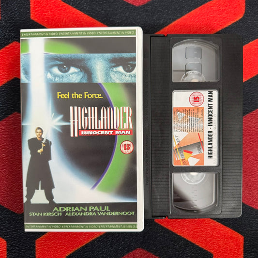 Highlander: Innocent Man VHS Video (1992) EVS1122