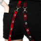 Heartless Honora Shorts for Ladies in Black and Red Check