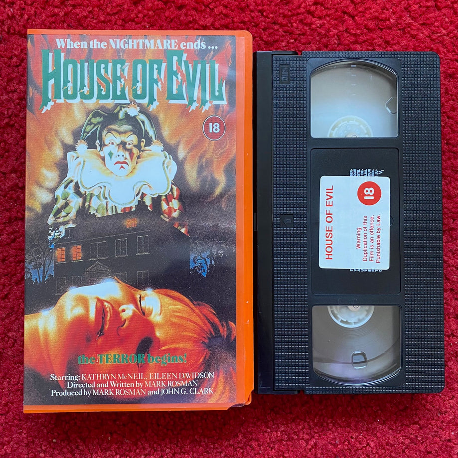 House Of Evil VHS Video (1982)