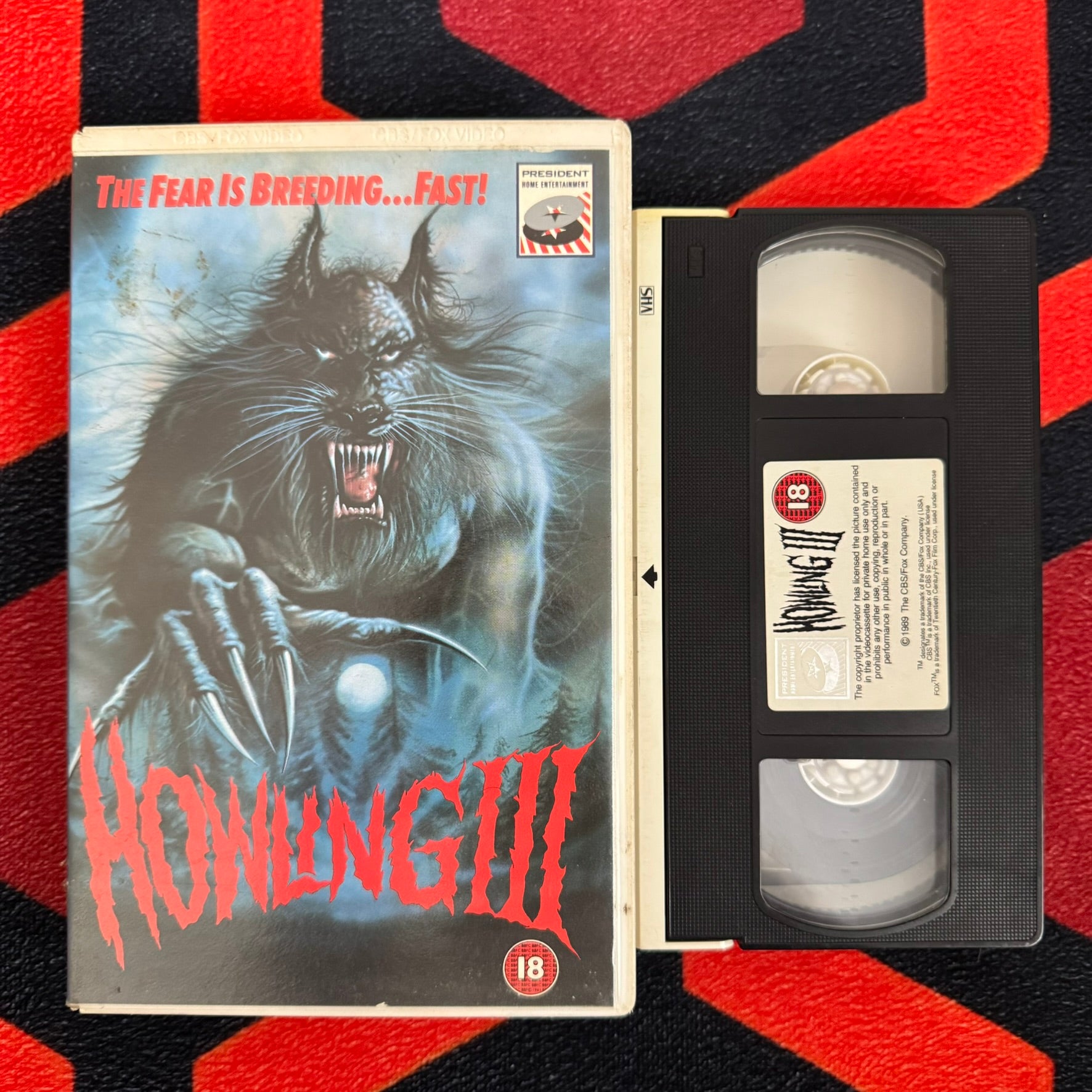 Howling III: The Marsupials Ex Rental VHS Video (1987) 5148 – Horror Stock