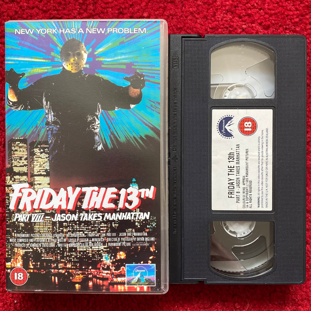 Friday The 13th Part VIII: Jason Takes Manhattan VHS Video (1989) VHR2366