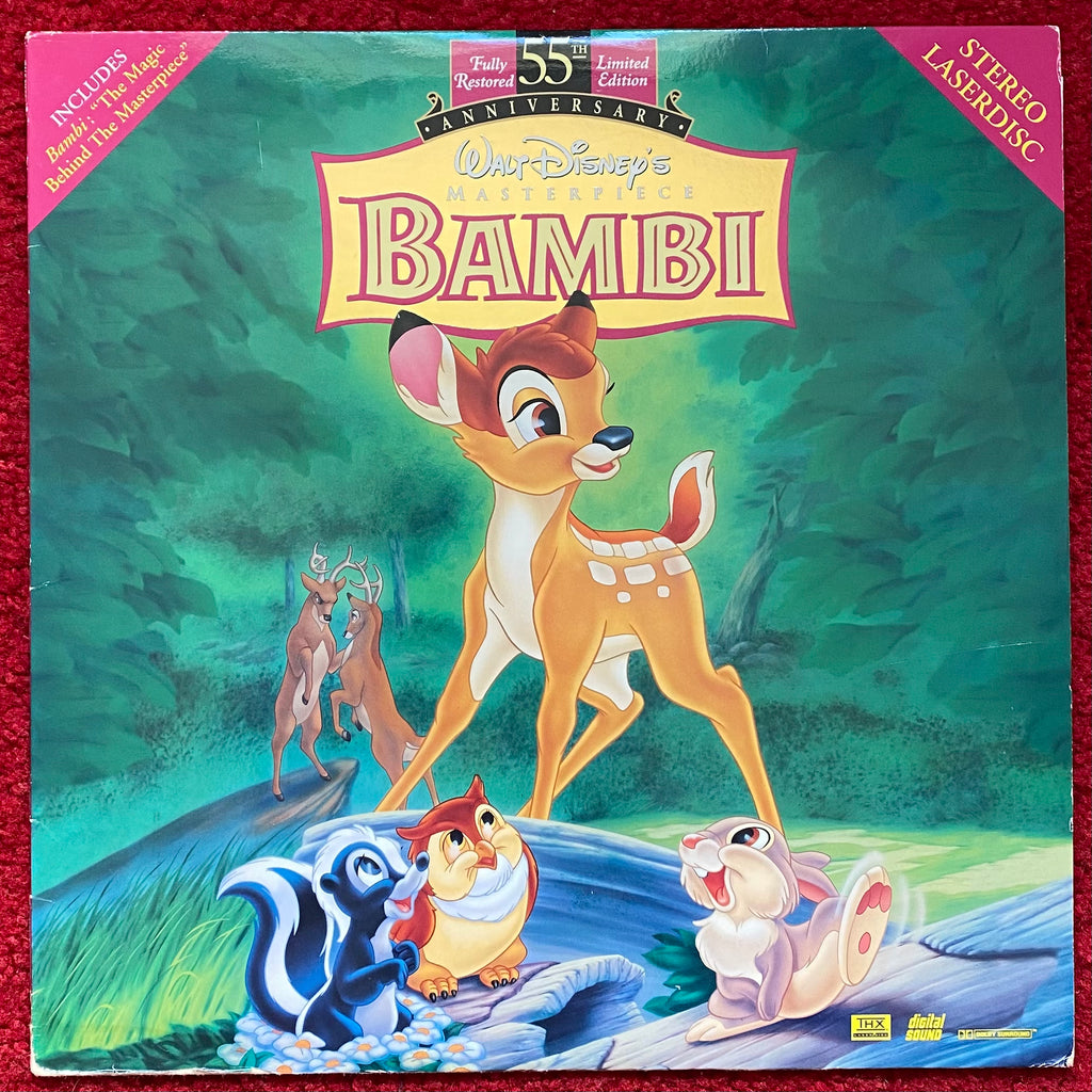 Bambi (1942) LaserDisc Home Video US