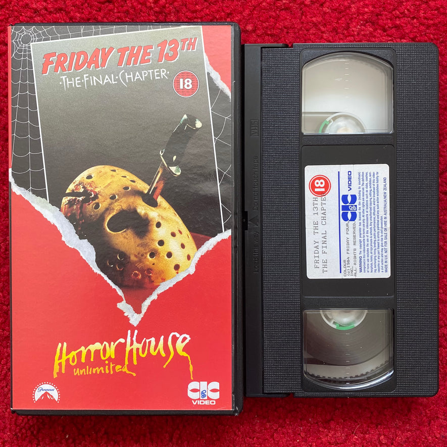 Friday The 13th Part IV: The Final Chapter VHS Video (1984 