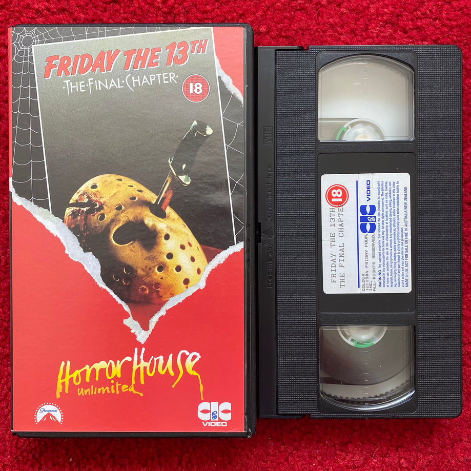 Friday The 13th Part IV: The Final Chapter VHS Video (1984) VHR2216