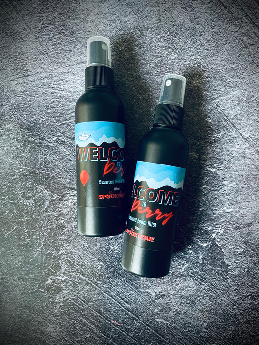 Welcome to Derry Room Spray - Raspberry Candy Floss & Caramel Syrup