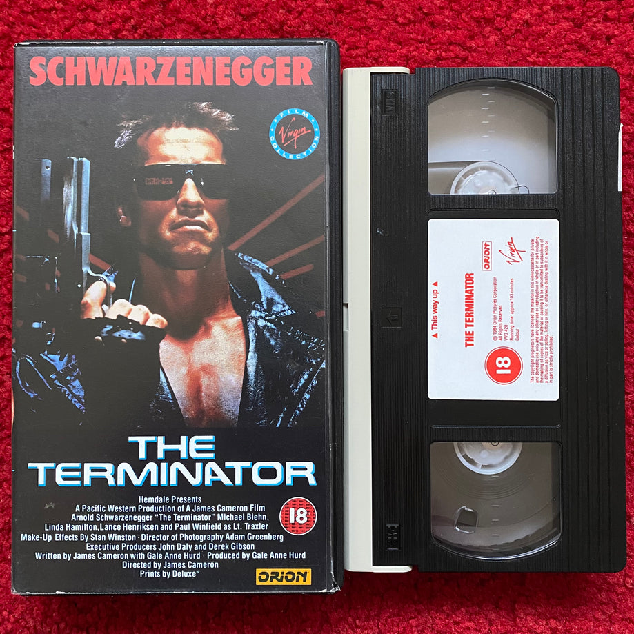 The Terminator VHS Video (1984) VVD420