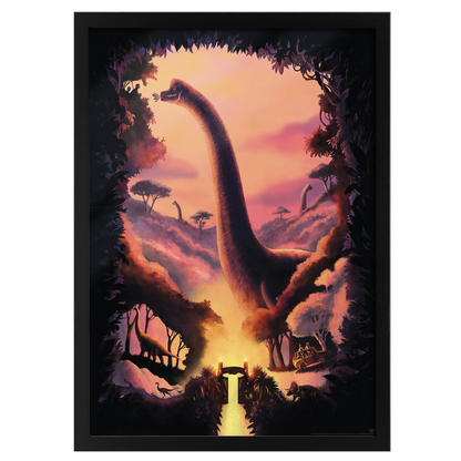 Jurassic Park - Brachiosaurus Horror Poster