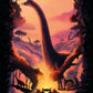 Jurassic Park - Brachiosaurus Horror Poster