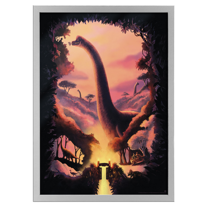 Jurassic Park - Brachiosaurus Horror Poster