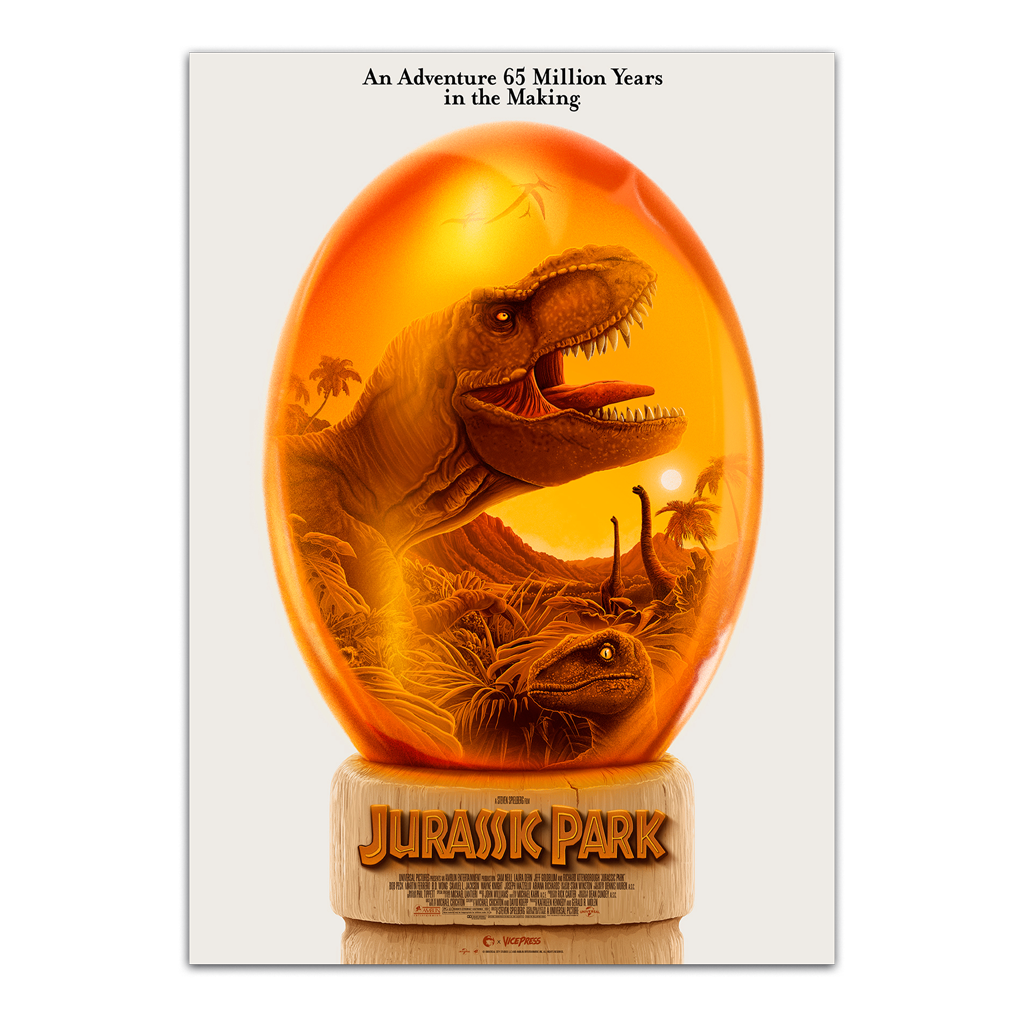 Jurassic Park Horror Poster