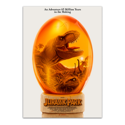 Jurassic Park Horror Poster